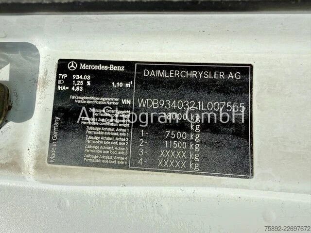 Standaard-SZM Mercedes-Benz Actros 1858 V8 / Megaspace / Retarder / Euro 3