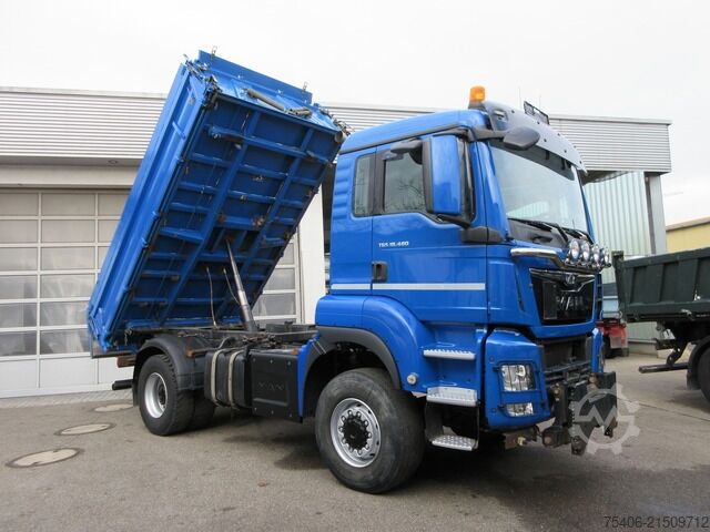 Kiepwagen man TGS 18.480 4x4 BB, Euro 6, AHK, Frontanbauplatte