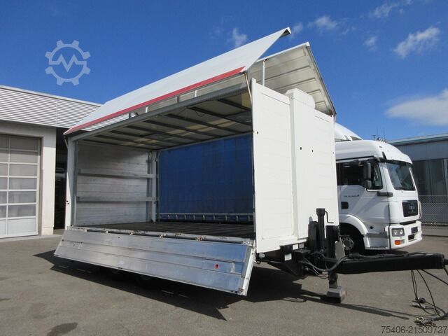 Drankentrailer obermaier OS2-L119L Schwenkwand beidseitig