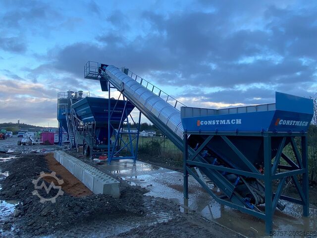Central de betão móvel, betão CONSTMACH 30 m3/h Mobile Concrete Batching Plant