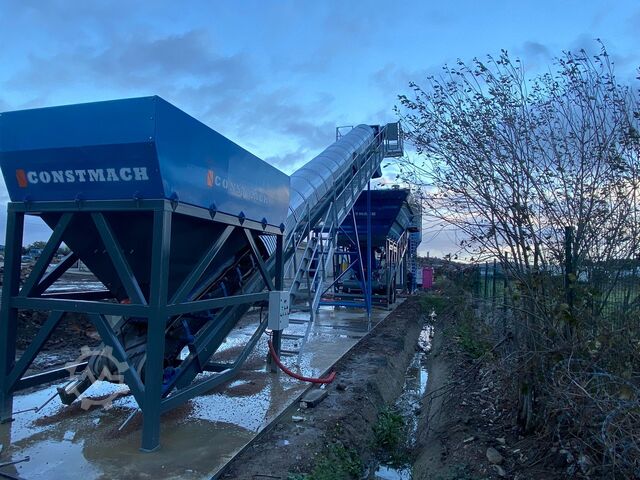 Central de betão móvel, betão CONSTMACH 30 m3/h Mobile Concrete Batching Plant