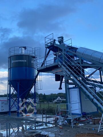Central de betão móvel, betão CONSTMACH 30 m3/h Mobile Concrete Batching Plant