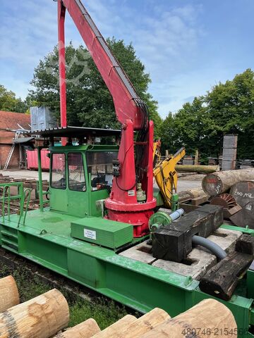 Sorting carriage, sorting train, round timber wagon Wolf RSZ 3,00-14,5/25