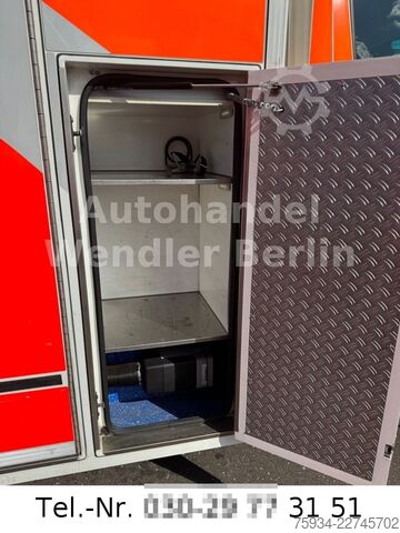Camião de bombeiros MERCEDES-BENZ Sprinter 516 CDI RTW Fahrtec Trage & Sessel