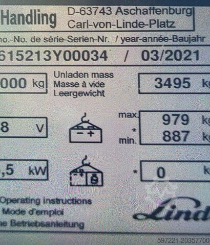 Vertikale ordreplukkere Linde V 48 3 Stück Paketpreis 56h, 237h, 1699h