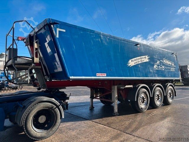 Tiptrailer KEMPF Alukastenmulde iosliert, 27 cbm