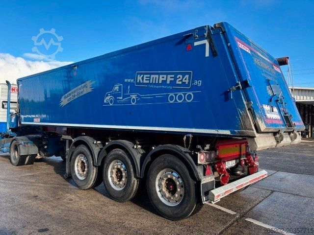 Tiptrailer KEMPF Alukastenmulde iosliert, 27 cbm