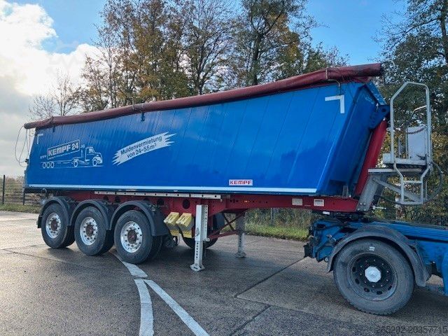 Tiptrailer KEMPF Alukastenmulde iosliert, 27 cbm