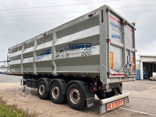 Tiptrailer KEMPF Stahlhalbschalenmulde, 60 cbm