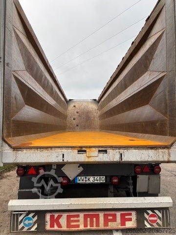 Tiptrailer KEMPF Stahlhalbschalenmulde, 60 cbm