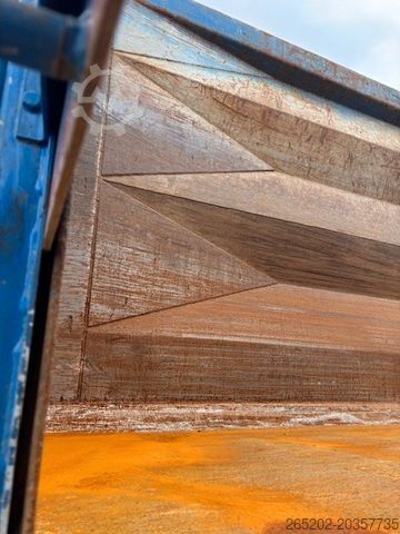 Tiptrailer KEMPF Stahlhalbschalenmulde, 49 cbm