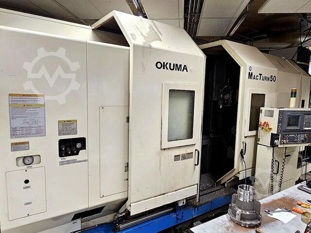 Κέντρο τόρνευσης και φρεζαρίσματος CNC Okuma MacTurn 50 x 1500
