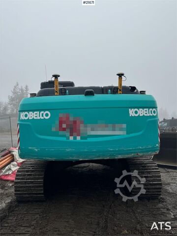 Grävmaskin med larvband Kobelco SK210LC-10 Tracked Excavator with Grading Bucket,