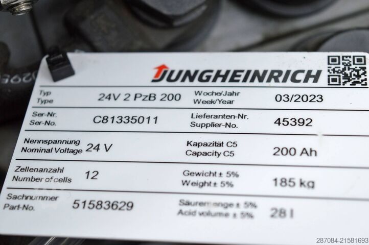 χειροκίνητος παλετοφόρος Jungheinrich EJC 112