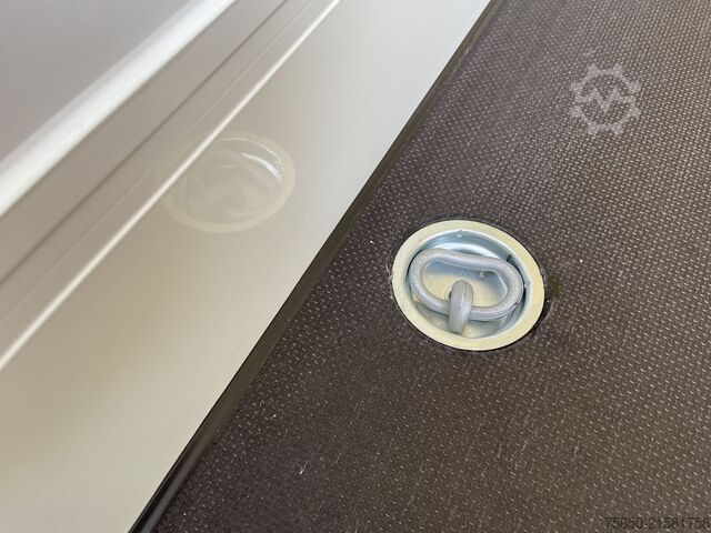 Box trailer Möslein TK0105D-L Weiß  Tandem Koffer, Ladebordwand 1,5 t + DurchladbarNeufahrzeug --