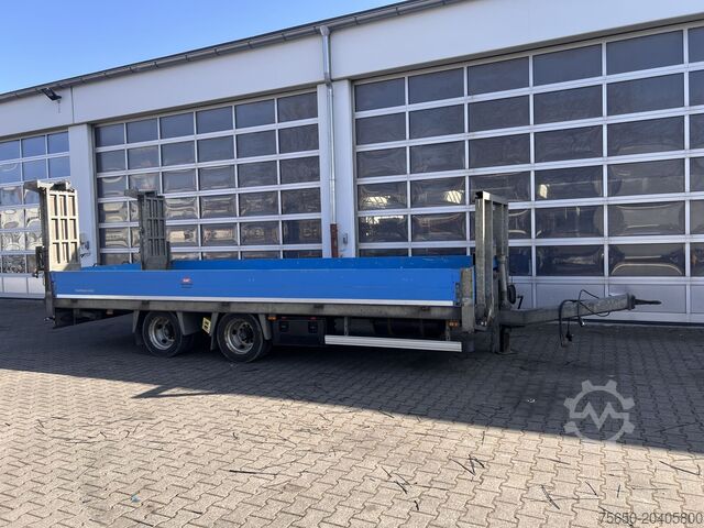 Dieplader oplegger Humbaur HBTZ 136224 TA-BS  13,6 t Tandemtieflader