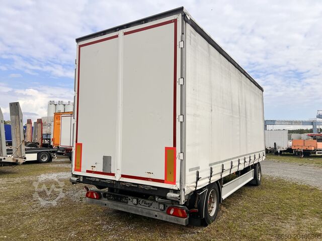 Otevřený přívěs s plachtou Fliegl ZPS180  2 Achs Jumbo- Planen, Mega, durchladbar