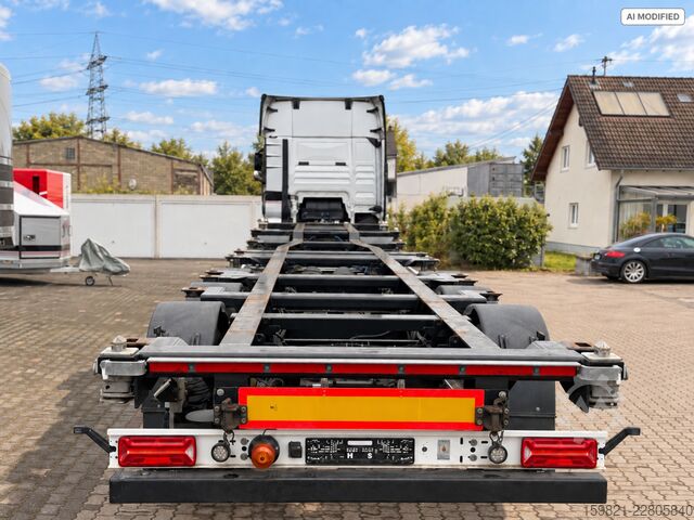 Semi-reboque porta-carroçaria amovível Goebel Containerchassis 10|20|30|40 Lenkachse