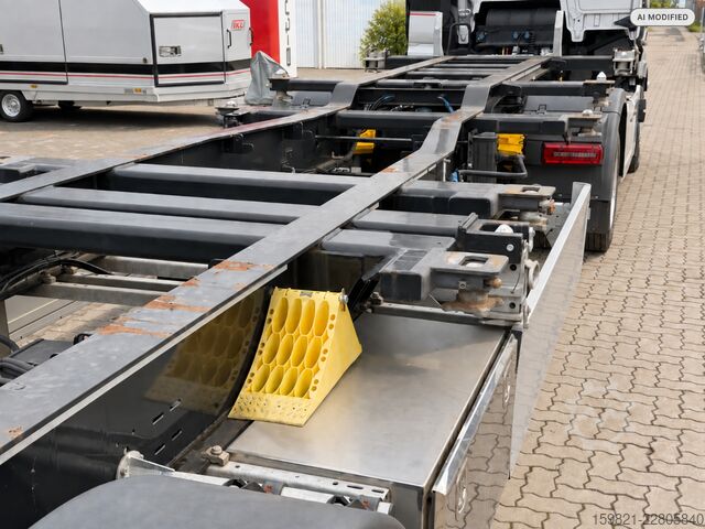 Semi-reboque porta-carroçaria amovível Goebel Containerchassis 10|20|30|40 Lenkachse