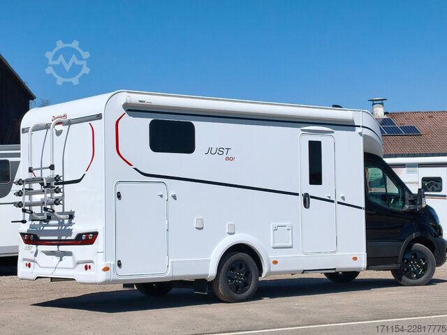 Halvintegreret autocamper DETHLEFFS Just Go! T 6815 EB Hubbett,Automatik,5 Personen