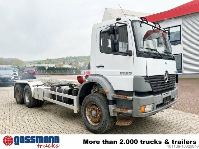 Chassi de caminhão Mercedes-Benz Atego 2628 K 6x4, 6-Zylinder