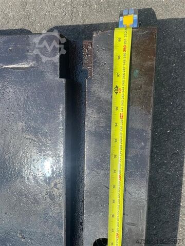 Klemplaat - Stalen plaat - Plaatveld UNBEKANNT / UNKNOWN AP 2500x1250x100 (Nr.1-2)