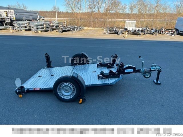 Motortrailer LORRIES MT-2 Motorrad Anhänger Absenkbar Faltbar