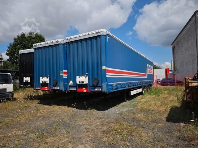 Otevřený návěs s plachtou KRONE Mega Lang LKW SAF-Achsen Hubdach  Multilock