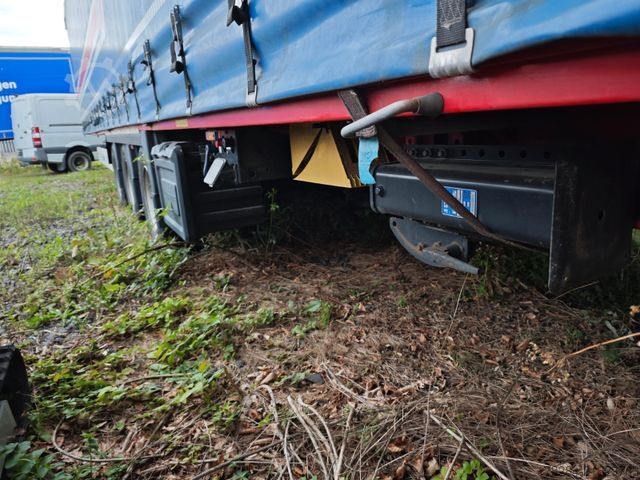 Otevřený návěs s plachtou KRONE Mega Lang LKW SAF-Achsen Hubdach  Multilock