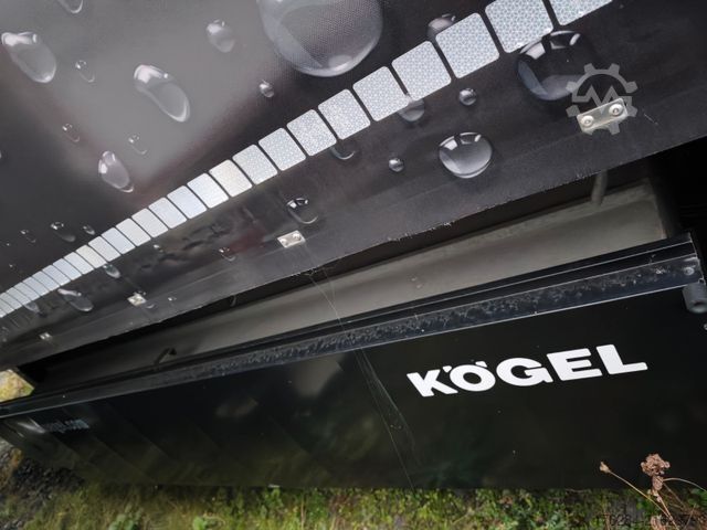 Open semitrailer with tarp KÖGEL S24 SafeServer RSAB Quickslide Liftachs Paletten