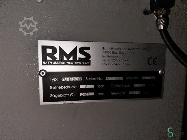 Ferăstrău circular transversal RMS MS 120000 2001 RMS MS 120000 MS