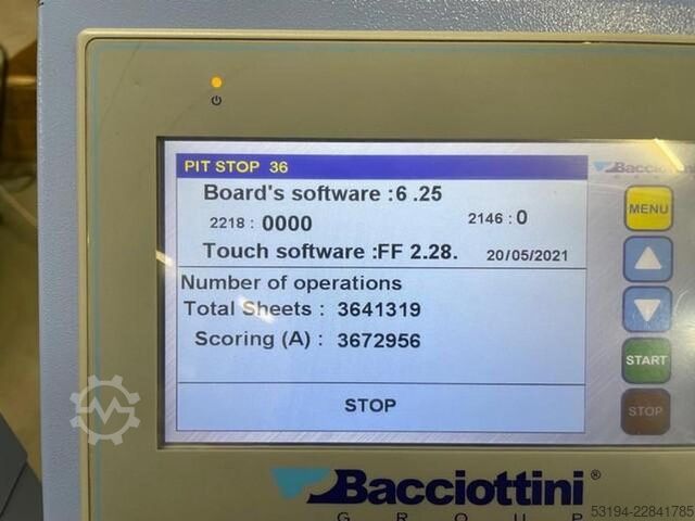 Bacciottini Pit Stop 36 Touchscreen  