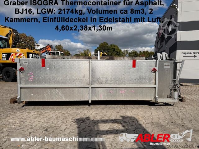 Cutie pentru asfalt fierbinte graber Isogra Asphalt-Thermocontainer