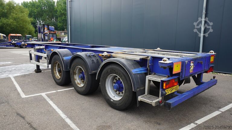 Containervervoer Burg 3 AXLE CONTAINER 30 FT TRANSPORT TRAILER