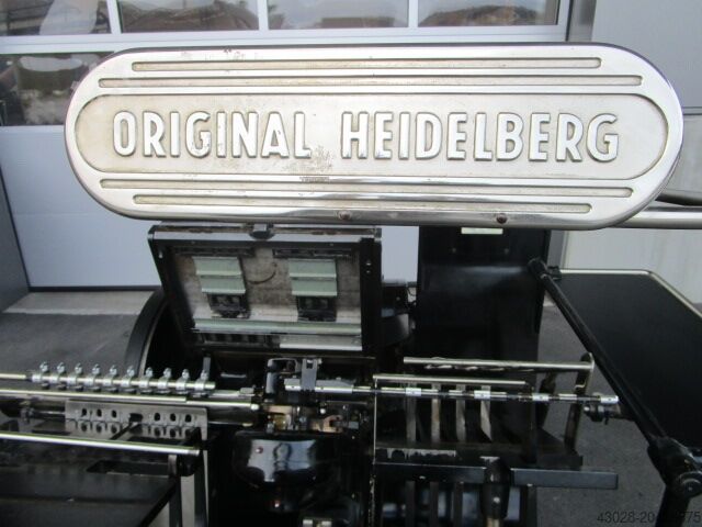 Letterpress HEIDELBERG TIEGEL A3