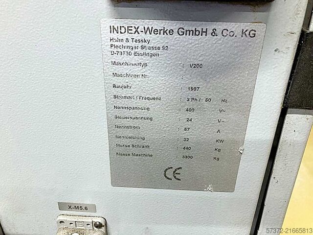 CNC Vertical Turning Machine Index V200