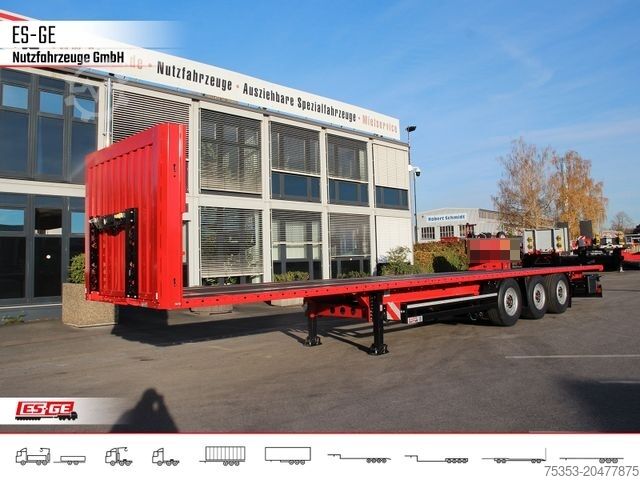 Werkplatform oplegger KÖGEL Multi Chassis. Rungen