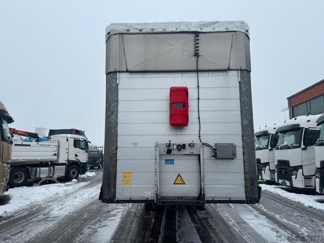 Åben sættevogn med presenning SCHMITZ CARGOBULL SCB*S3T *  * LIFTACHSE * HUBDACH*ÜBERBREITE