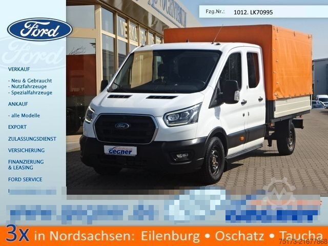 Gardinsided kassevogn FORD Transit Doka Pritsche 350 L3 Trend 4x4 Standhzg