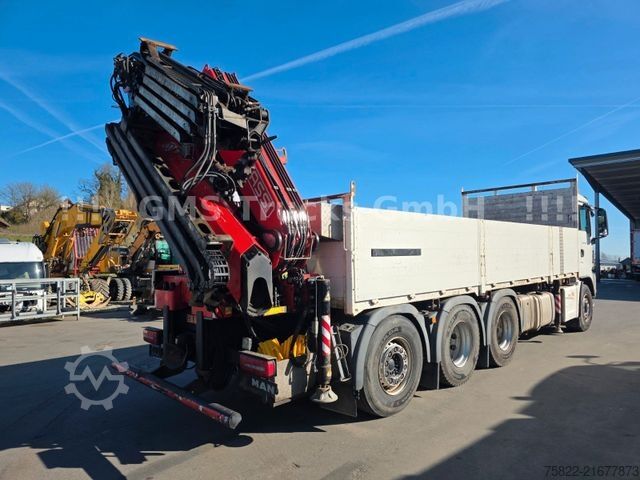 Lastbilmonteret kran MAN TGS 35.460 / 8X4 / 28m Kran Fassi 365 + Flyjib