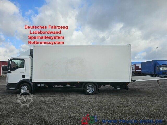 Furgon skrzyniowy MAN TGL 8.180 Koffer 6050 mm LBW Palfinger 1000 Kg