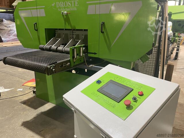 Zagerij hout scheidingslintzaag voor fineer Droste Schaerftechnik VIKI 750-80 Resaw