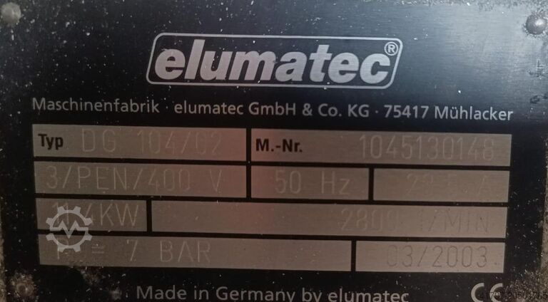 2003 Elumatec DG 104 Elumatec DG 104