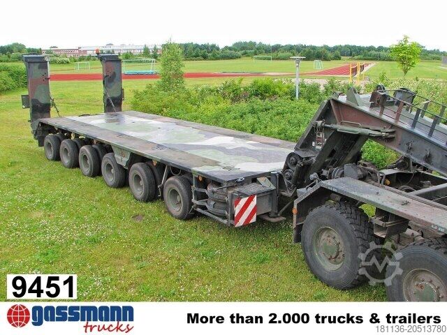 Nízkoložný návěs Kässbohrer SLT 56 t, Elefant (Franziska) EX BW