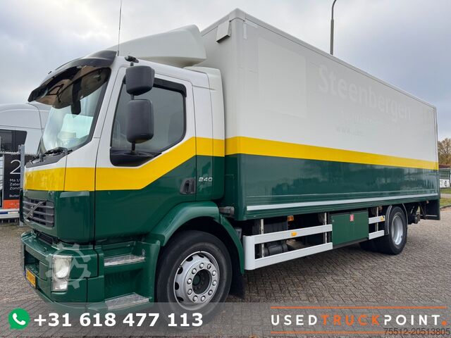 Koffer Volvo FL 240 / 6 Cylinder / 18 Tons / Manual / Tail L...