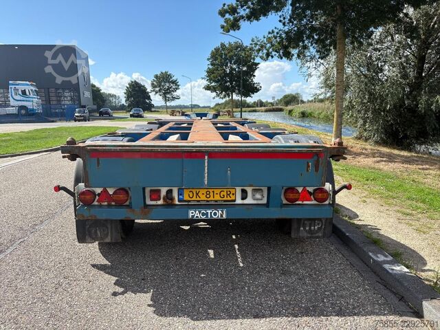 Container transport Pacton T3-010 Multi Chassis / BPW Axles / Liftaxle / N...
