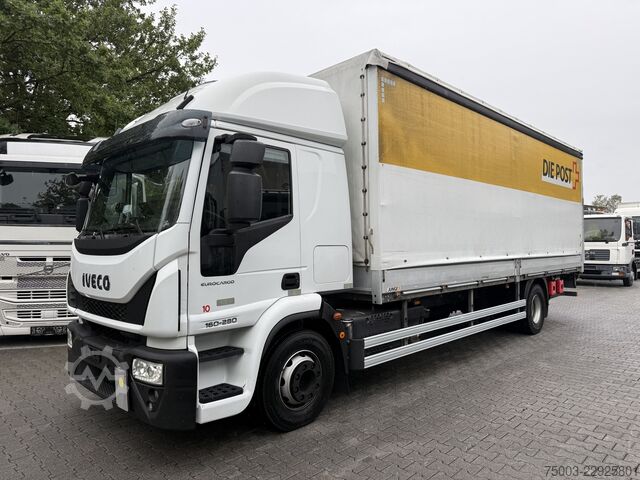 Plattewagen met zeil Iveco Eurocargo 160-280