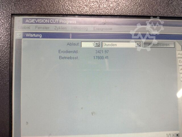 Huzalos szikraforgácsoló gép AGIE AGIECUT PROGRESS 3