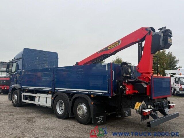 Camion plateau Mercedes-Benz Actros 2643 StreamSpace Kran Palfinger PK20.501L