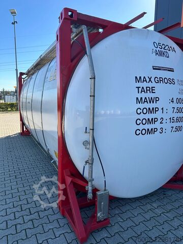 Conteneur-citerne Van Hool 20FT SWAP BODY / 30.600L / 3 comp (7.500L + 15...